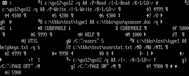 ANSI art: MENU4000.CTL